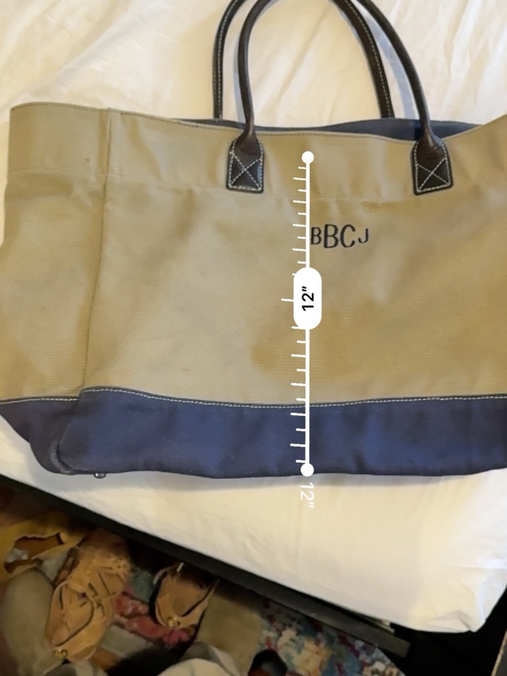 ‼️Rare print Lands End medium Zip tote - Picture 10 of 10